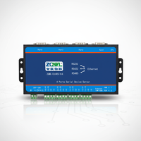 Convertidor de Serial a Ethernet de 4 Puertos RS485/232/422 con Multiprotocolo - Comunicación Modbus RTU/TCP y MQTT