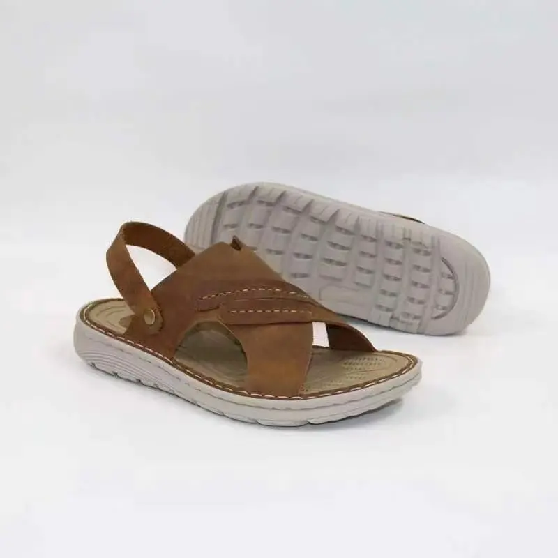 Factory Price Walking Durable sandal slides slippers fashion fur slippers for men