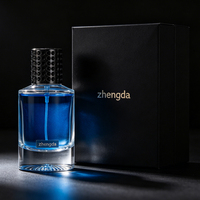 Flacon de parfum en verre cylindrique mat de 100 ml de haute qualité, vente en gros, livraison rapide, vaporisateur anti-fuite, boîte personnalisée