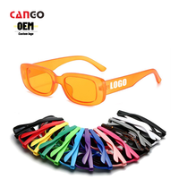 Offres Spéciales européenne et américaine Vintage mode cadre carré étroit Uv400 Protection rétro conduite Rectangle lunettes de soleil hommes