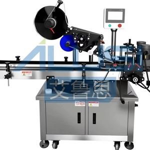 Machine d'étiquetage automatique à plat, machine d'étiquetage de stickers non secs, étiquetage de haute précision, contrôle par écran tactile - Product Image 1