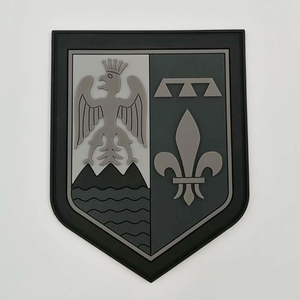 Patchs de <span class=keywords><strong>patrouille</strong></span> Boy Scout Logo personnalisé Patch en caoutchouc 2D Silicone PVC thermocollant crochet et boucle prix d'usine - Product Image 4