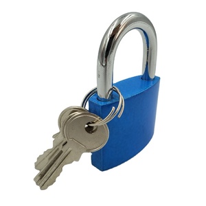 32mm <span class=keywords><strong>China</strong></span> puerta de madera Puerta de Hierro puerta muchos colores del arco iris cerraduras llave normal candado barato - Product Image 5