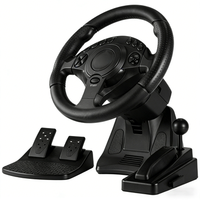 Volant de jeu peu coûteux avec un angle de braquage de 270 degrés °   Compatible avec PS4, idéal pour les guitaristes