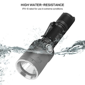 <span class=keywords><strong>Linterna</strong></span> táctica de grado <span class=keywords><strong>militar</strong></span> 1200 Lumen IP68 de caza luz de la <span class=keywords><strong>antorcha</strong></span> - Product Image 3