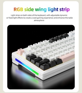 Attack Shark M87 87 Keys RGB Mechanical 3 Modes 2.4G BT Optical Full Key Hot-Swappable Gasket - Product Image 3
