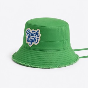 Sombrero de Pescador Personalizado OEM con Etiqueta Tejida, Ajustable, Unisex, para Adultos, de Algodón Twill, Protección Solar, Venta al Por Mayor - Product Image 1