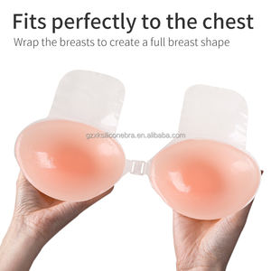 <span class=keywords><strong>Reggiseno</strong></span> Invisibile <span class=keywords><strong>Push</strong></span>-<span class=keywords><strong>up</strong></span> in Gel Senza Spalline per Adulti, <span class=keywords><strong>Reggiseno</strong></span> Sottile Liscio V-XW042 Senza Schienale in Silicone Taglie Forti OEM & ODM - Product Image 4