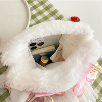 Peluche ours bouclé doux et mignon, jouet en peluche personnalisé pour la Saint-Valentin, jouet animal en peluche, compagnon pou