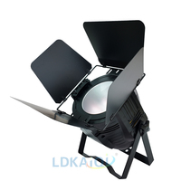 Projecteur PAR LED RGBWAUV 6-en-1 COB 200W/100W WW/CW/2-en-1 DMX512 pour scène, DJ, club et événements