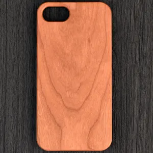 2024 Hot Sale Wooden Phone Case Solid Wood Mobile Cases TPU Cherry Cover For Iphone 6 7 8 plus 12 11 13 14 15
