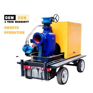 Pompe à eau agricole haute pression de 12 pouces, moteur diesel 16 ch pour pompe d'irrigation à débit élevé - Product Image 1