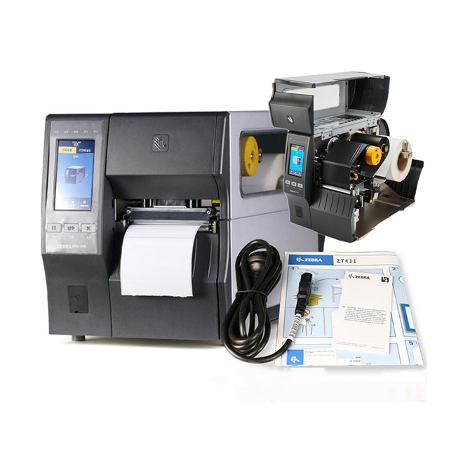 Industrial Zebra ZT411 203dpi 300dpi 600dpi Imprimante Thermal Transfer 4inch Impresora Label  Sticker Barcode Printer