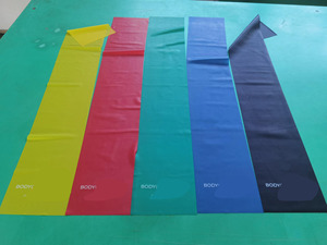 Fasce Elastiche per <span class=keywords><strong>Esercizi</strong></span> Pilates a Diversi Livelli di Resistenza, Lunghe Fasce per Yoga, Stretching e Allenamento della Forza - Product Image 5