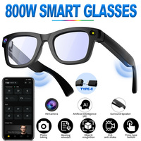Gafas Inteligentes con IA E09 2026 para Llamadas, Reproducción de Música, Audio, Diseño de Gafas de Sol, Control Táctil, MOQ Bajo, Personalizables