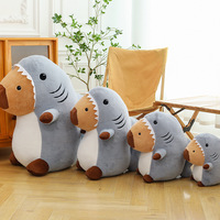 Botu Nouveau Capibaras Peluche Animal Peluche Jouets Creative Requin Capybara Peluche Poupées Oreiller Anime Dessin Animé Usine En Gros
