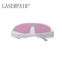 Lunettes de sécurité anti-rayures certifiées CE EN207 avec verres en polycarbonate pour la protection des yeux lors de traitements au laser Alexandrite et Diode 808nm