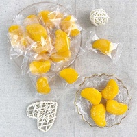 Schattige Mango-Vormige Zure Gummy Candy Snoepjes Granulaat Gummy Candy Met Fruitige Flavo