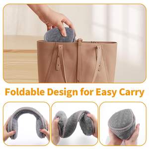 Orejeras Plegables Cálidas para el Invierno, Tejidas, a Prueba de Frío, Venta al por Mayor - Product Image 5