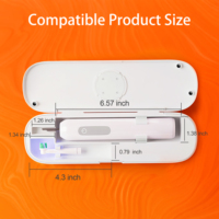 Stérilisateur UV rechargeable pour brosses à dents – Étui de nettoyage et de désinfection pratique pour la maison, les voyages et les affaires