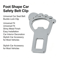 Clip de ceinture de sécurité universel pour voiture, forme de pied, attache de boucle de ceinture de sécurité, accessoires de voiture