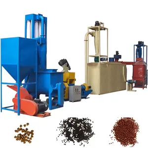 complete automatic poultry livestock animals feed production line with reasonable price