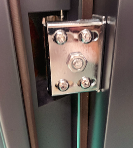 TECHTOP - Juego <span class=keywords><strong>de</strong></span> Puerta <span class=keywords><strong>de</strong></span> Seguridad Antirrobo <span class=keywords><strong>de</strong></span> Acero Inoxidable <span class=keywords><strong>de</strong></span> Diseño Moderno con Marco y Cerradura para Uso Comercial - Garantía <span class=keywords><strong>de</strong></span> 3 Años - Product Image 6