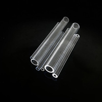 Tube en verre de quartz à prix d'usine, tube transparent en silice fondue, faible MOQ, personnalisable pour les petites entreprises, commande d'essai