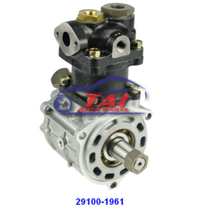 คอมเพรสเซอร์เบรกอากาศแท้ใหม่ของไทย 29100-1961 สำหรับรถบรรทุกฮีโน่ H06C H07CT (2005-2010) รับประกัน 3 เดือน - Product Image 2