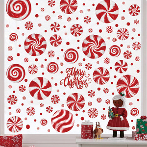 Pegatinas Navideñas de <span class=keywords><strong>Minecraft</strong></span> de Alta Calidad para Ventanas, Calcomanías Modernas de PVC Removibles para Decoración del Hogar, Sala de Estar y Dormitorio - Product Image 2