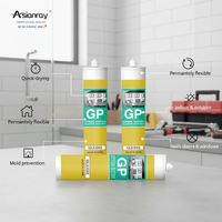 Tube de mastic silicone transparent RTV acétique GP en promotion pour collage et étanchéité