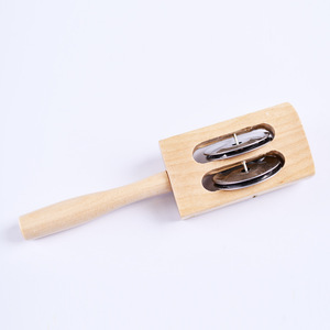 Ensembles d'instruments de musique Orff en bois en gros, jouets d'éveil musical pour enfants, xylophone, tambourin - Product Image 2