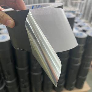 Bande adhésive noire en aluminium pour la protection de la peinture, résistante à la chaleur, épaisse, autocollante - Product Image 1