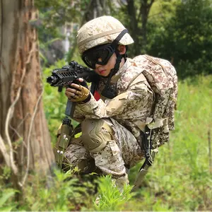 Çocuklar askeri kostüm ordu üniforma Camo taktik takım elbise çocuk ordu askeri giyim