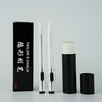 Accessoire de couture en gros : 2 stylos à craie de tailleur effaçables à décoloration naturelle et 20 recharges de stylo marqueur pour tissu et stylo de traçage