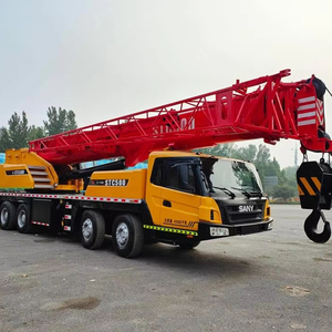 รถเครนติดตั้งบนรถบรรทุก SANY มือสอง ปี 2019 เครื่องยนต์ WEICHAI รุ่น STC550T6 ขนาด 55 ตัน แขนตรง 6 ท่อน ปั๊ม Rexroth - Product Image 1