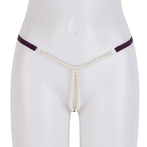 Women <b>Seamless</b> G-String Panties Low-Rise Solid Color Sexy Ultra-Thin Knitted Underwear Spandex Nylon - Product Image 2