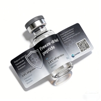 Étiquettes d'étanchéité personnalisées pour flacons de 3 ml, autocollants texturés anti-effraction pour flacons de compléments alimentaires rechargeables