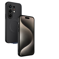 Étui de téléphone portable antichoc en fibre de carbone texturée magnétique résistant aux chutes adapté à Infinix Note 60 Pro Pininfarina