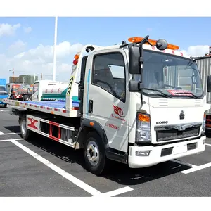 Howo 4X2 1 Tow 2 Road Accident Wrecker Can Be Deal With 2 Unit Trucks Truck Mounted Wrecker Body 5000x2300 8-10ton CN SHN