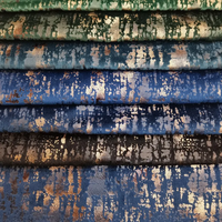 Nouveau 2026 – Tissu Velours 100 % Polyester Effet Bronzé Doré Anti-Rayures 200-370 g/m² pour Canapé – Velours Plush Palace Holland pour Ameublement