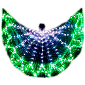 ใหม่ปีกไอซิส LED Sticks หลากสีผู้ใหญ่อุปกรณ์เสริม 360 องศามุมปีกผีเสื้อโคมไฟ Props คริสต์มาสแสดง - Product Image 2