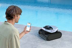 หุ่นยนต์ทำความสะอาดสระว่ายน้ำอัจฉริยะ 2026 Smart Dreame Z1 Pro กำลังดูด 8000 แกลลอนต่อชั่วโมง ไร้สาย อัตโนมัติ รุ่น MC-1244  เป็นหุ่นยนต์ดูดฝุ่นสระว่ายน้ำอัจฉริยะรุ่นแรกของโลก - Product Image 5