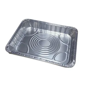 456*336*61mm 6500ml Oven Safe Oblong Heavy Duty Rectangle Baking Pan For Heating Roasting Grilling Disposable Food Container