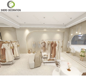 Exhibidores de Ropa Infantil Personalizados para Boutique, con Estantes de Hierro para Exhibición de Ropa de Bebé, para Diseño de Interiores de Tiendas Infantiles - Product Image 2