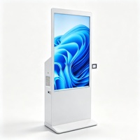 Kiosco de Señalización Digital con Pantalla Táctil y Escáner de Código de Barras AIYOS, Audio de 100W, CMS y Asistente de Voz con IA Opcional