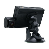 Caméra de voiture DVR double écran LCD 4G avec GPS, point d'accès WiFi, diffusion en direct, ADAS, enregistreur vidéo boîte noire, double objectif, Android 8.1, 1 an de garantie BW-W318S