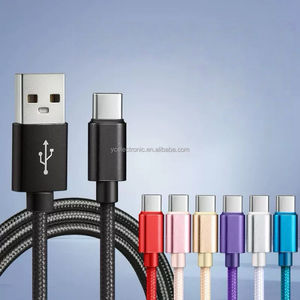 كابل بيانات <span class=keywords><strong>USB</strong></span> من النوع C متين بطول 3/6/10 أقدام للشحن السريع للهواتف المحمولة والأجهزة - Product Image 2