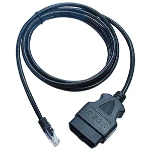 مخصص طول OBD II الذكور التوصيل إلى RJ45 كابل توصيل RJ45 الذكور التوصيل 8P8C 24AWG * 4P كابل