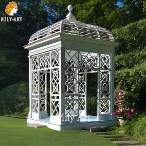 Décoration de jardin Gazebos en fer forgé Supports en métal pour gazebo - Product Image 4